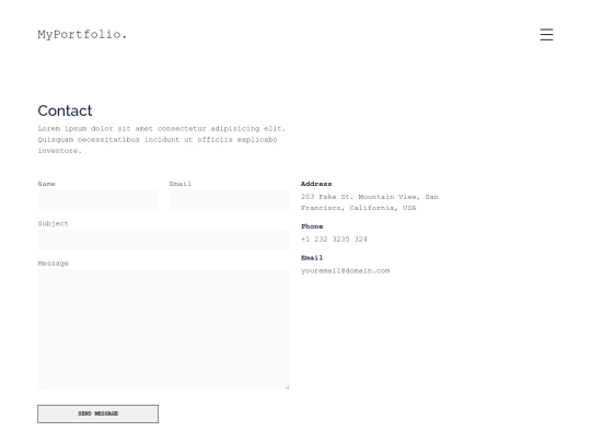 contact screenshot