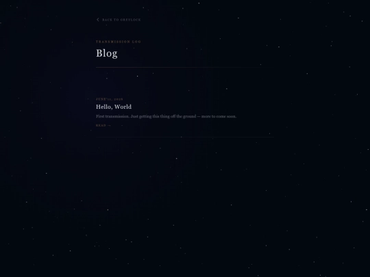 blog screenshot