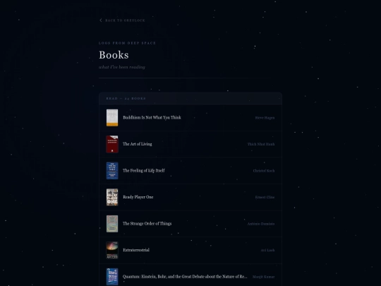 books screenshot