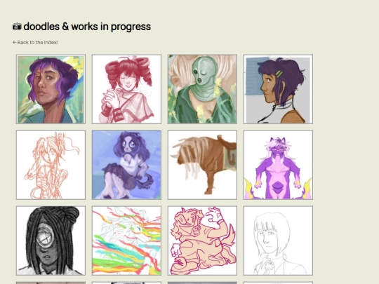 gallery/worksinprogress screenshot