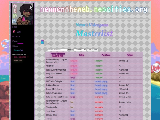 masterlist screenshot