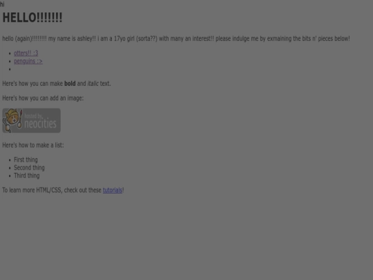 index screenshot