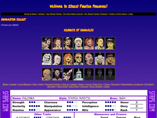 characters/dulcinea screenshot