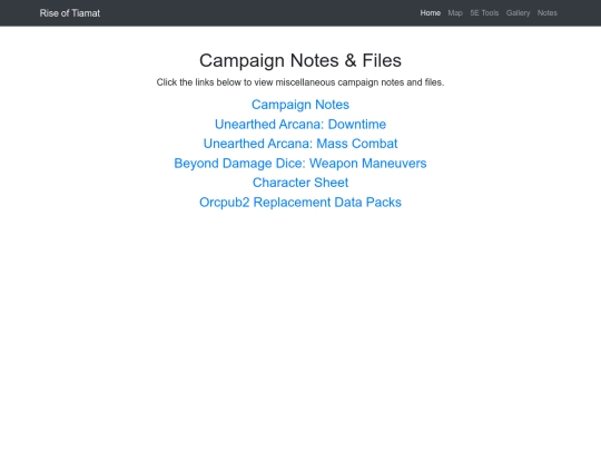 notes screenshot