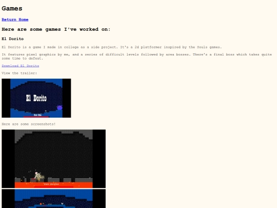 games screenshot