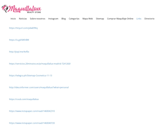 Links screenshot
