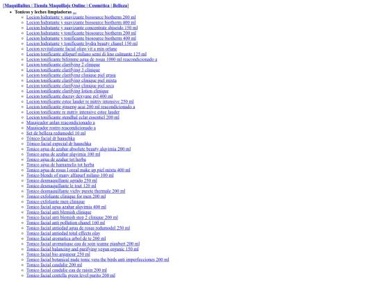sitemap-maquillaliux/sitemap-412 screenshot