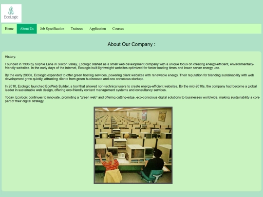 AboutUs screenshot