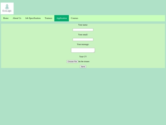 application screenshot