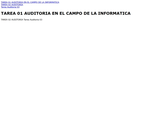 Trabajos_Auditoria screenshot
