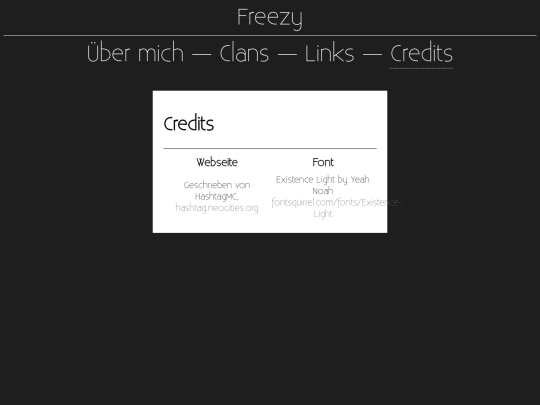 credits screenshot