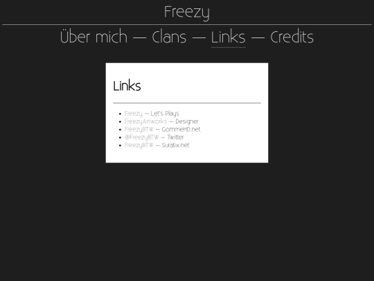 links screenshot