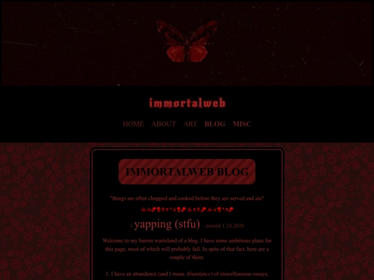 blog screenshot