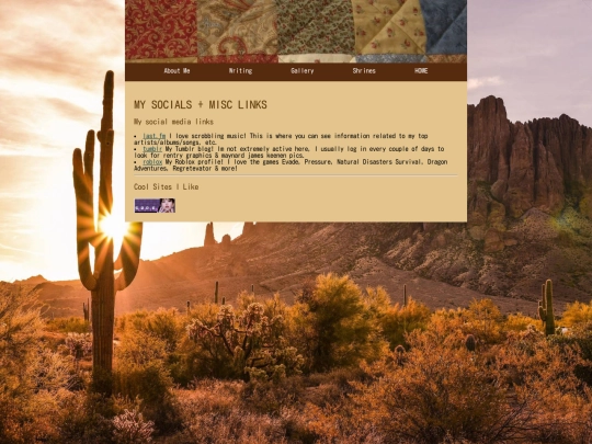 sites screenshot