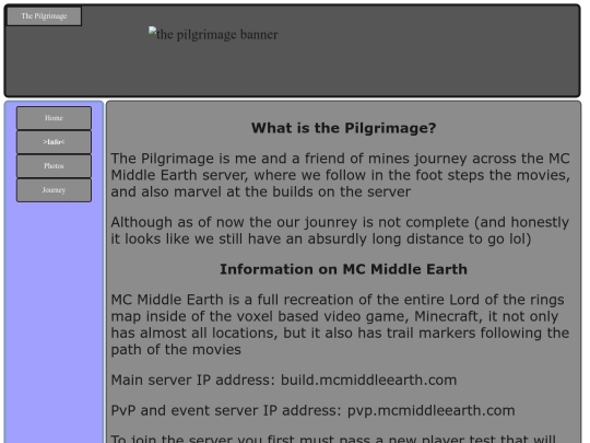 info screenshot