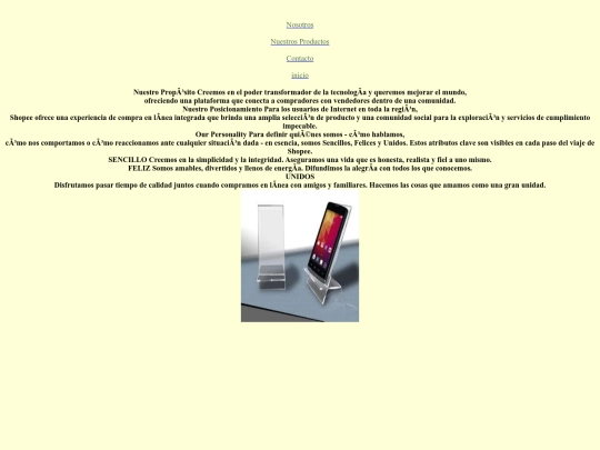 mision y visio screenshot