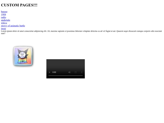 custompages screenshot