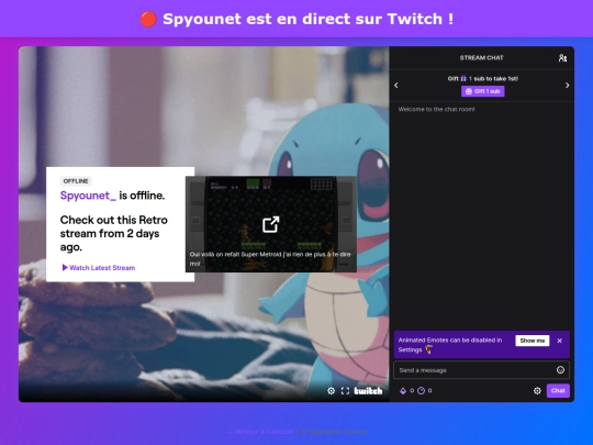 menu/twitch screenshot