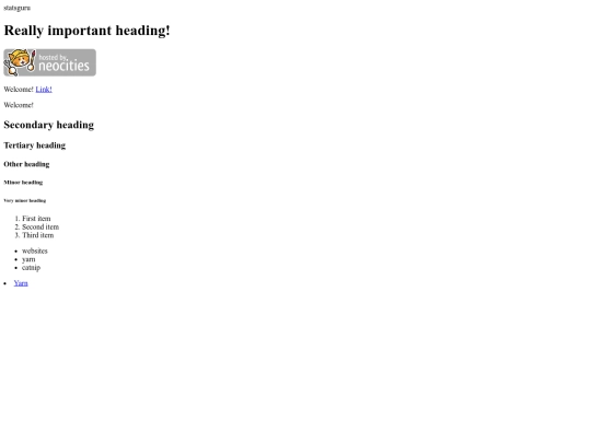 index screenshot