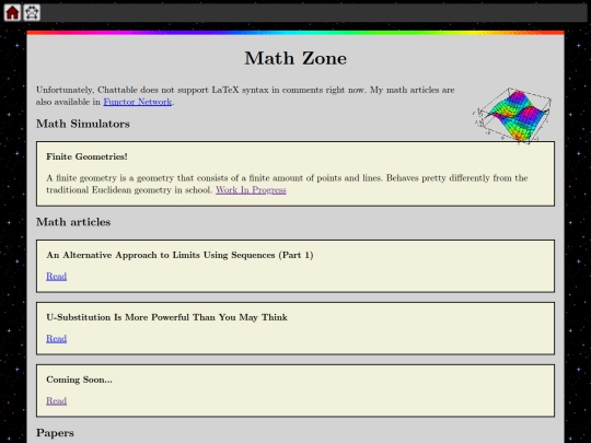 Mathematics screenshot