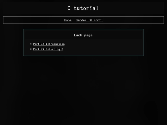 c_tutorial screenshot