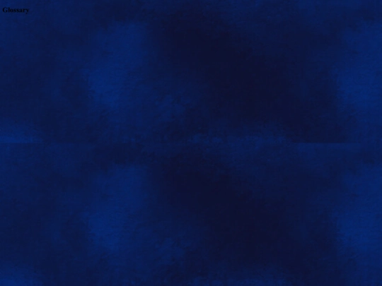 glossary screenshot