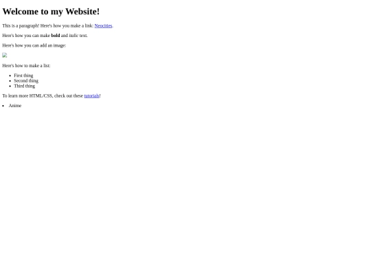 index screenshot