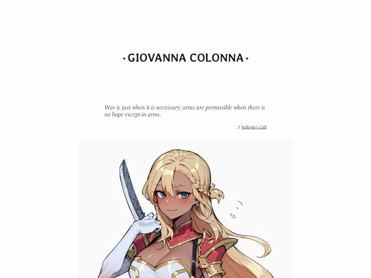 characters/giovanna-colonna screenshot