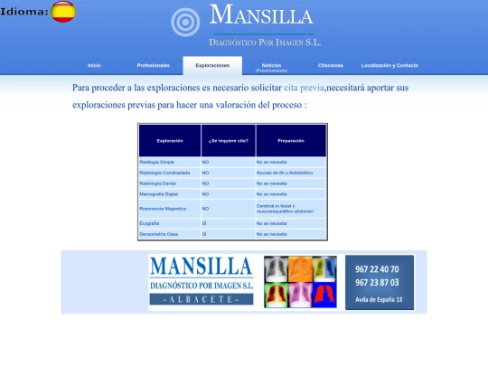 Paginas/exploraciones screenshot