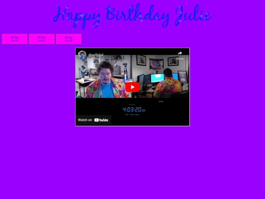 julie screenshot