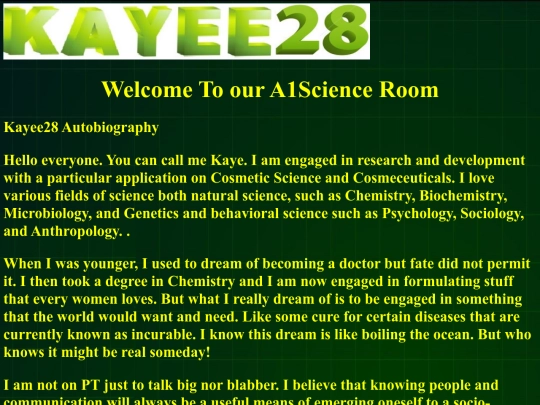 kaye screenshot