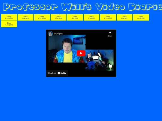videodiaries screenshot