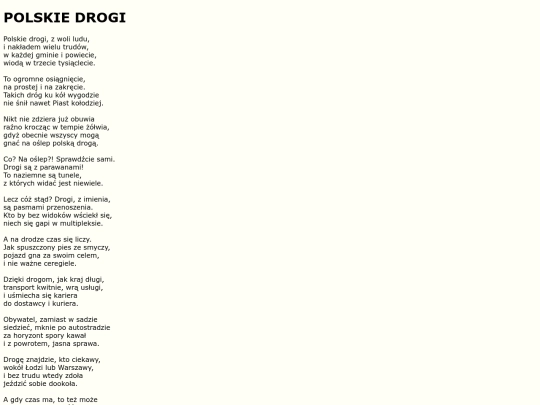 teksty/drogi screenshot
