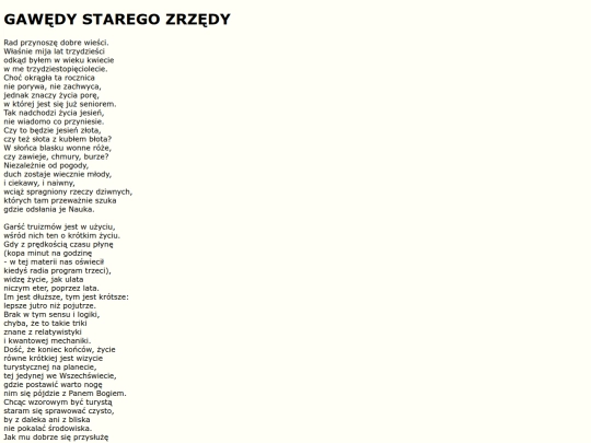 teksty/gawedy1 screenshot