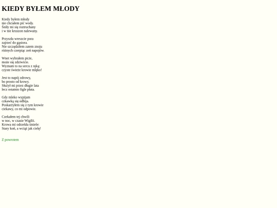 teksty/mlody screenshot