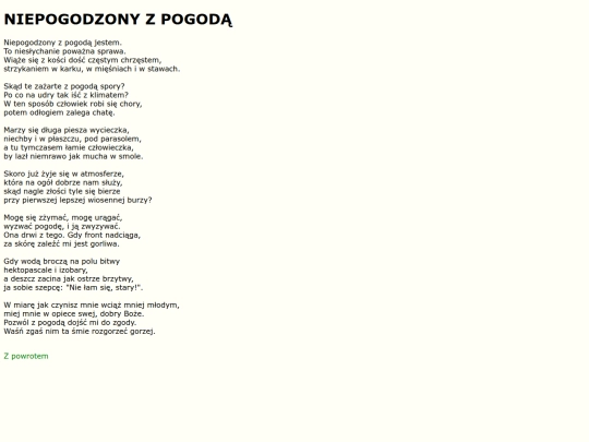 teksty/niepogodzony screenshot