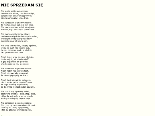 teksty/niesprzedam screenshot