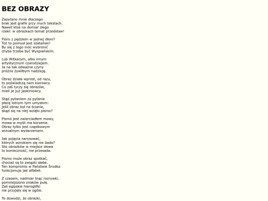 teksty/obraza screenshot