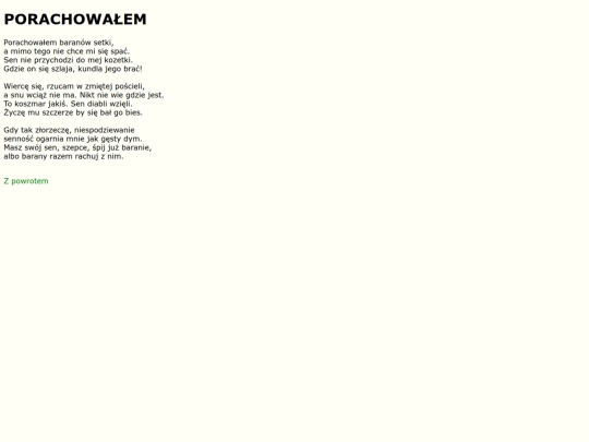 teksty/porachowalem screenshot