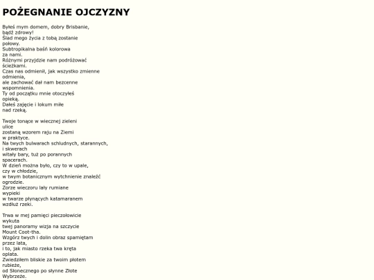 teksty/pozegnanie screenshot