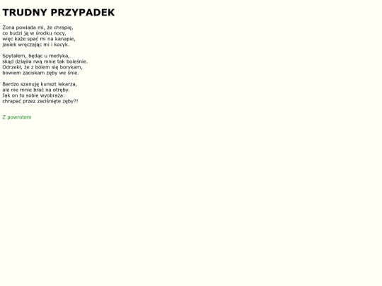 teksty/przypadek screenshot