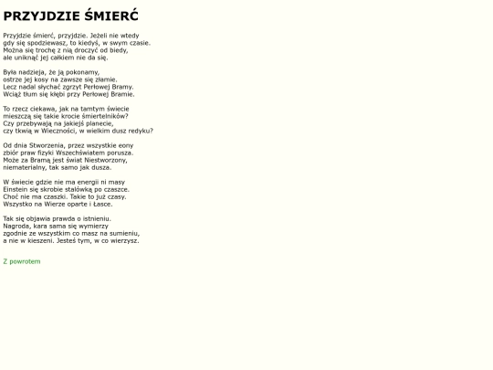 teksty/smierc screenshot