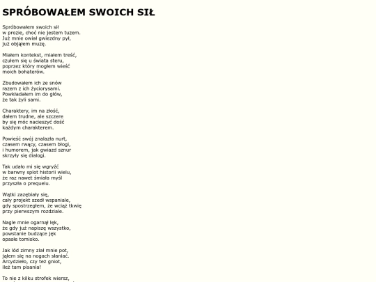 teksty/sprobowalem screenshot