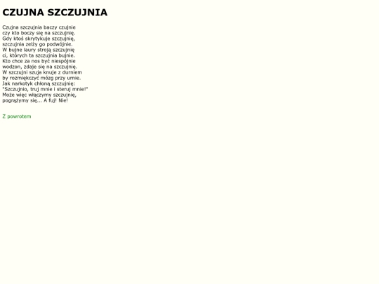 teksty/szczujnia screenshot