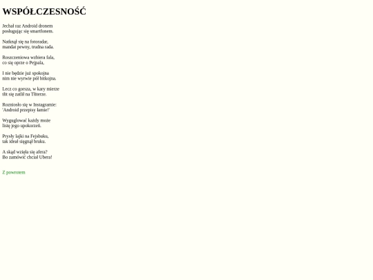teksty/wspolczesnosc screenshot