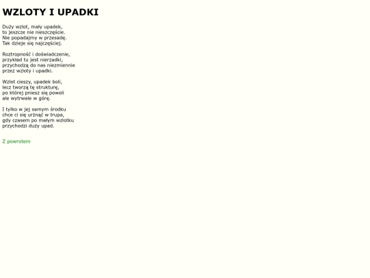 teksty/wzloty screenshot