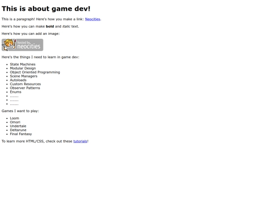 gamedev screenshot