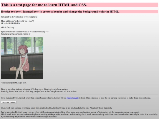 test screenshot