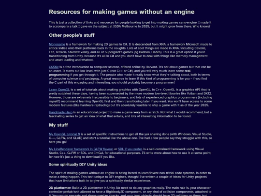 gamedevstuff screenshot