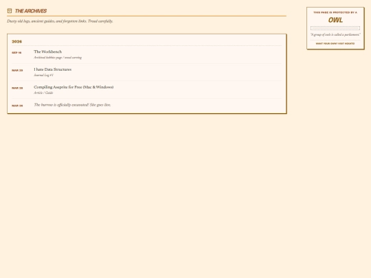 archive screenshot